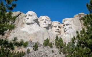 Mount Rushmore National Memorial Black Hills South Dakota